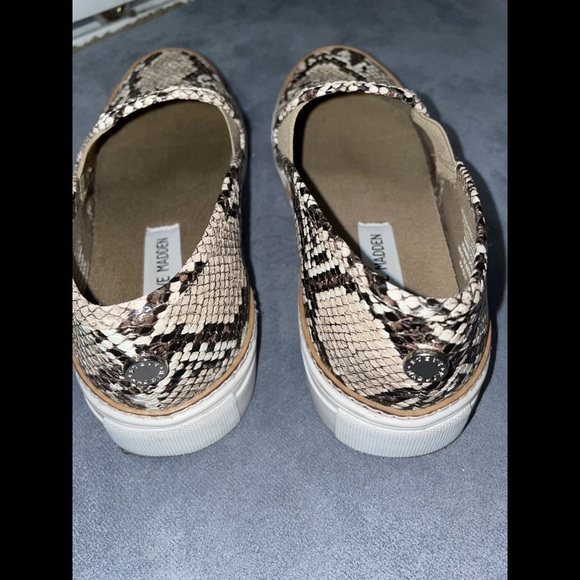 Steve Madden Jalia Snakeskin Slip-On Sneakers - Picture 5 of 7